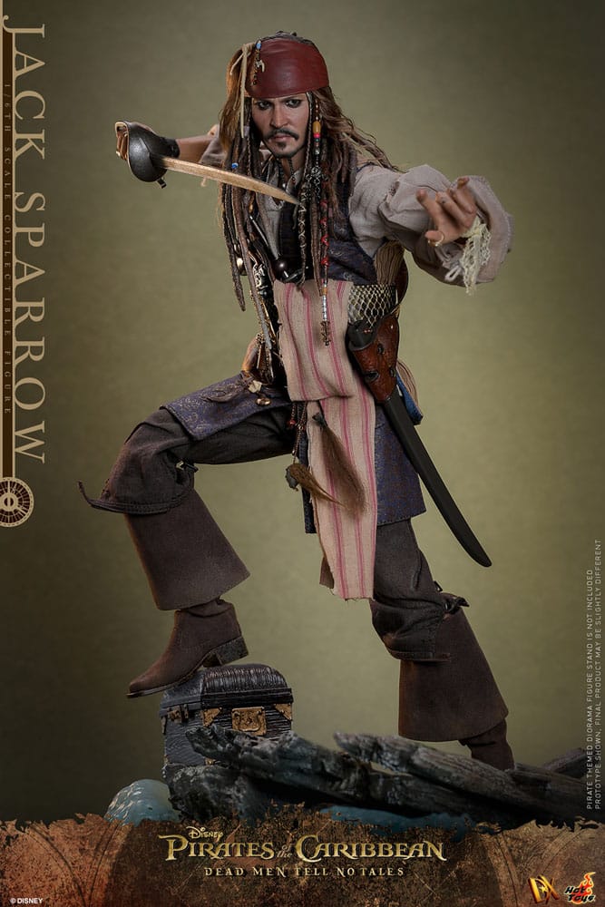 Pirates of the Caribbean: Dead Men Tell No Tales DX Action Figure 1/6 Jack Sparrow 30 cm